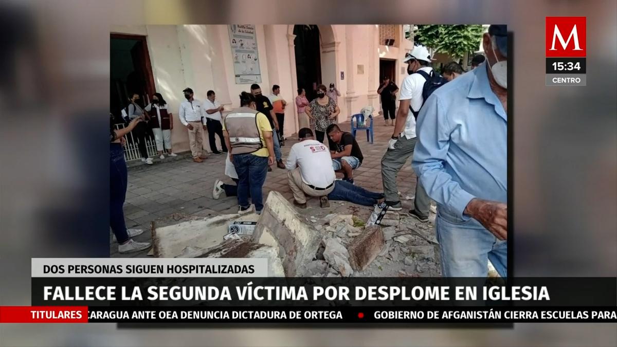 Fallece segunda persona por desplome de iglesia en Veracruz