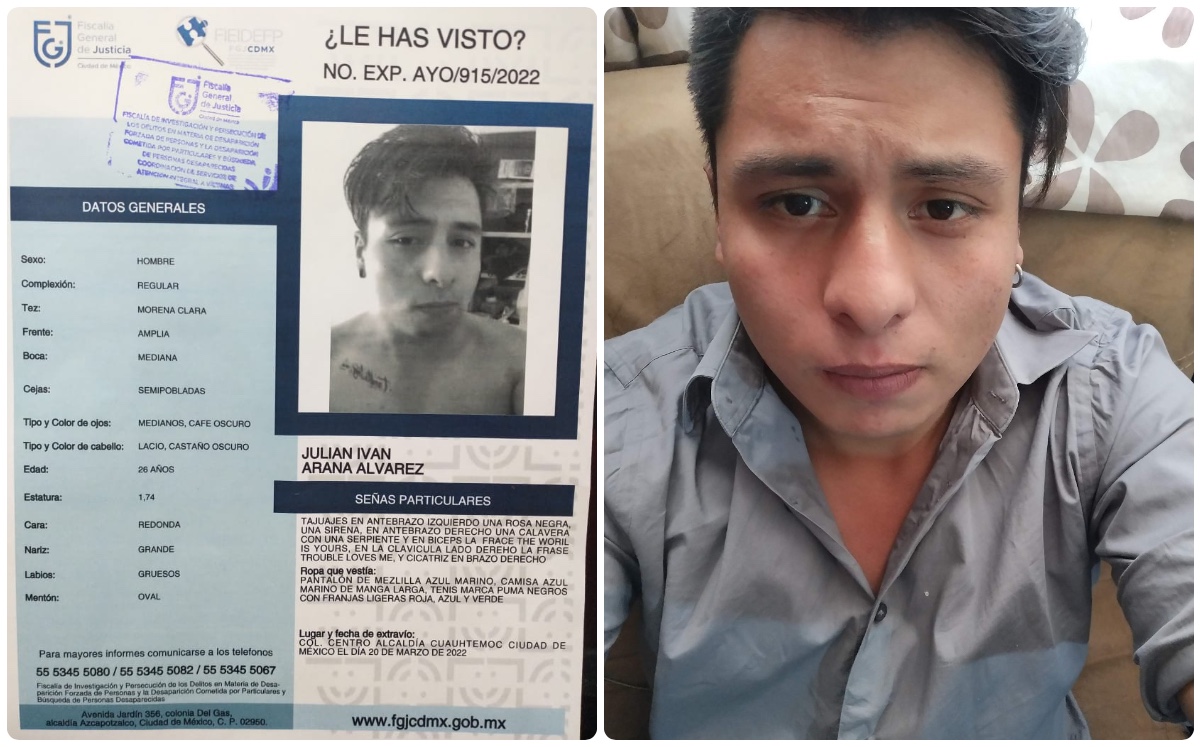 El joven salió de trabajar, mandó un mensaje por WhatsApp y no se supo más de su paradero. (Especial)