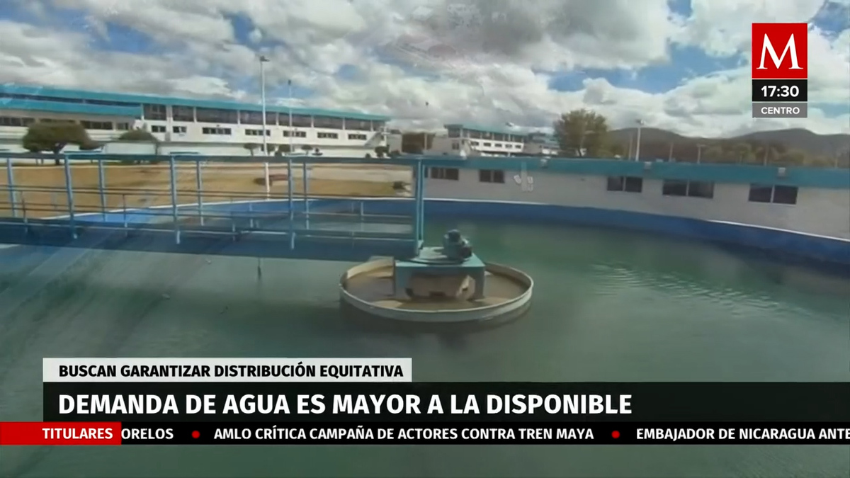 La demanda de agua en en el país es mayor a la que hay disponible