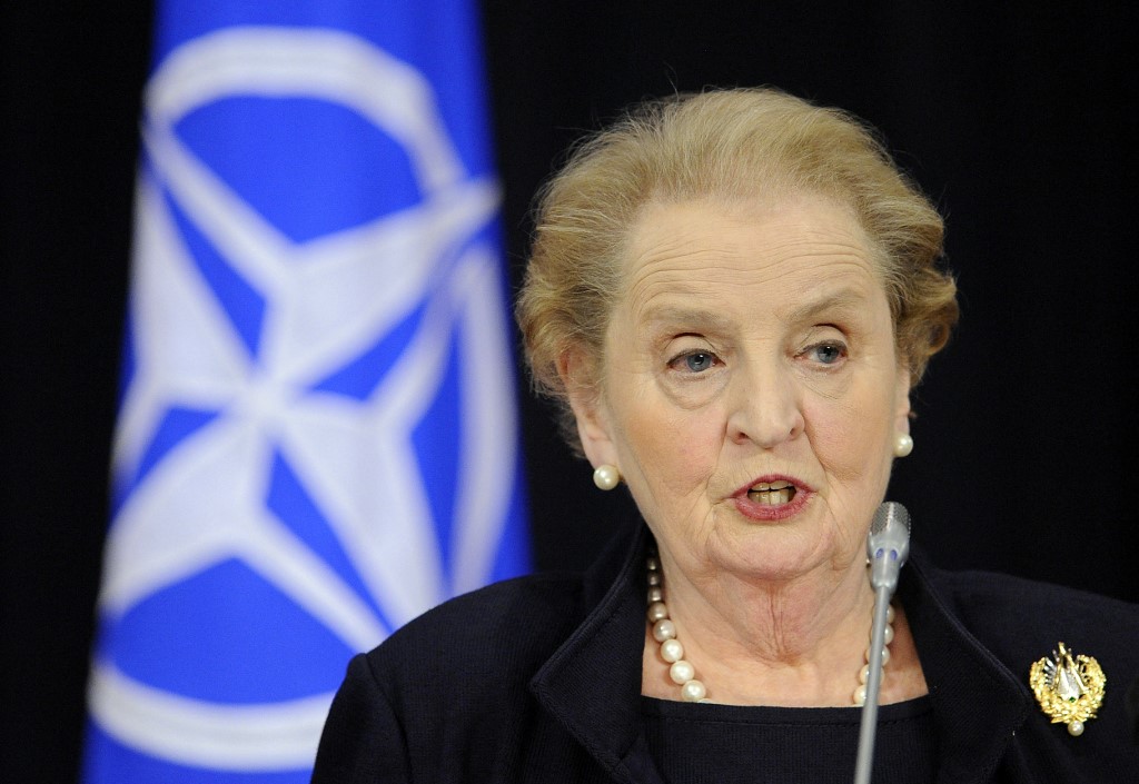 Madeleine Albright, ex secretaria de Estados de Estados Unidos. | AFP