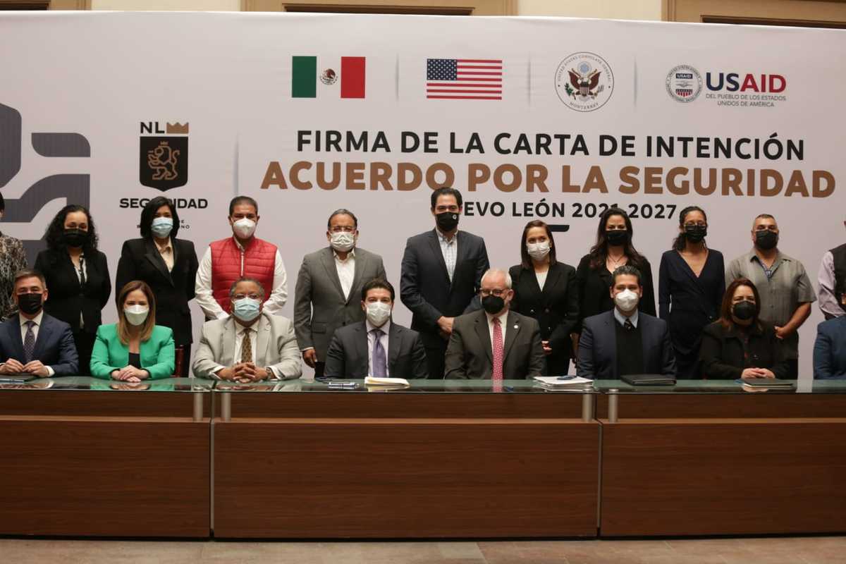 NL y USAID pactan alianza para disminuir la violencia en 10 municipios. Foto: Jorge López.