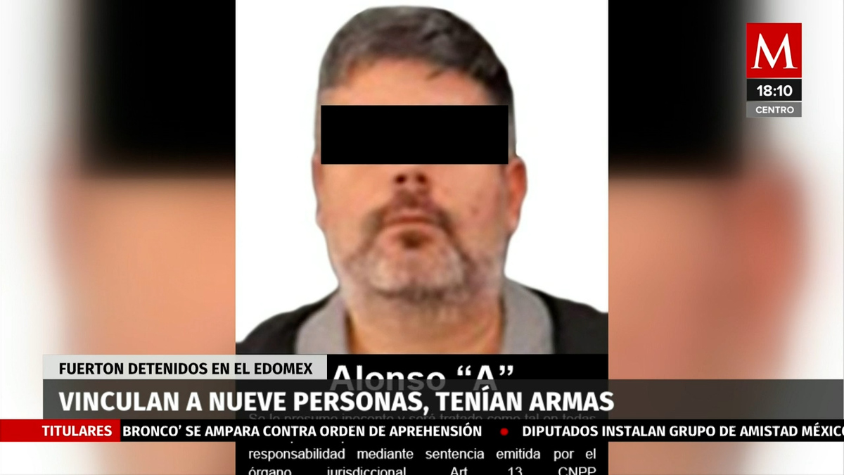 Vinculan a nueve personas con autos y armas de fuego en Edomex
