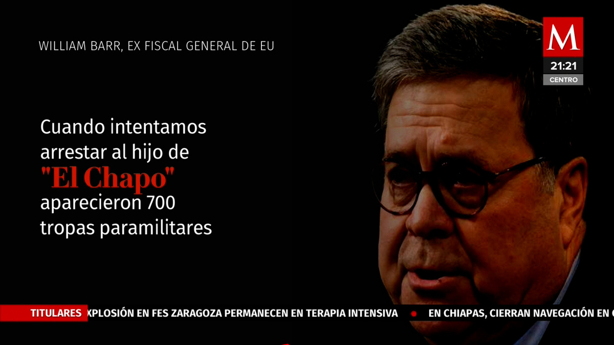 William Barr cuestiona al gobierno mexicano