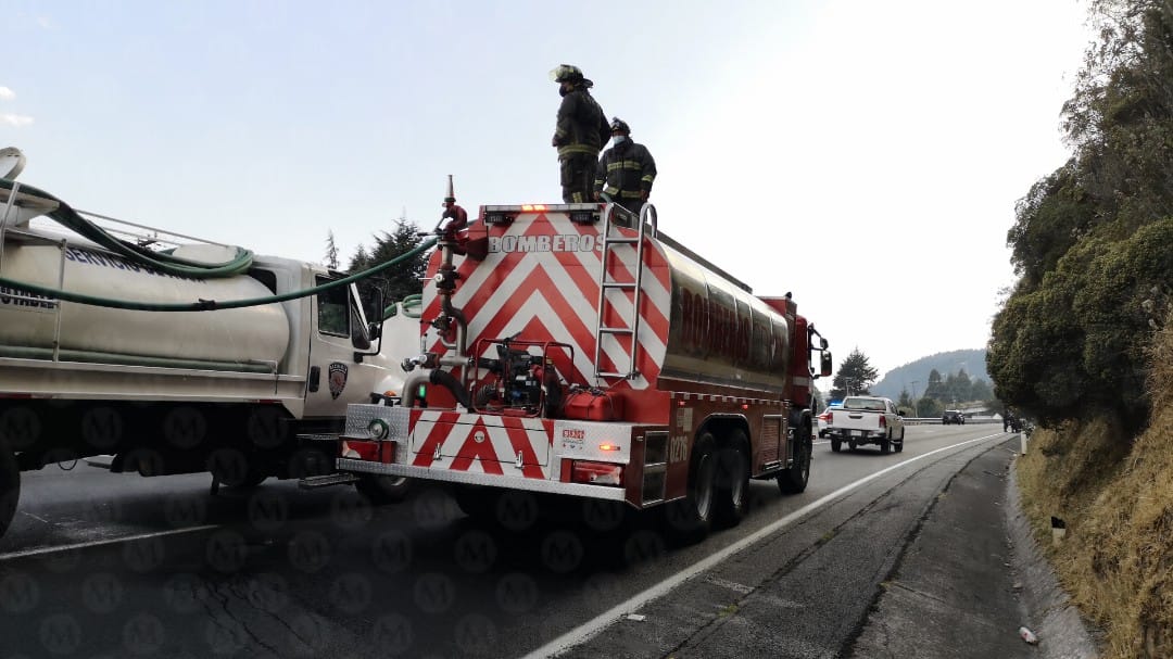 Bomberos,  incendio en Cuajimalpa (Jorge Becerril)