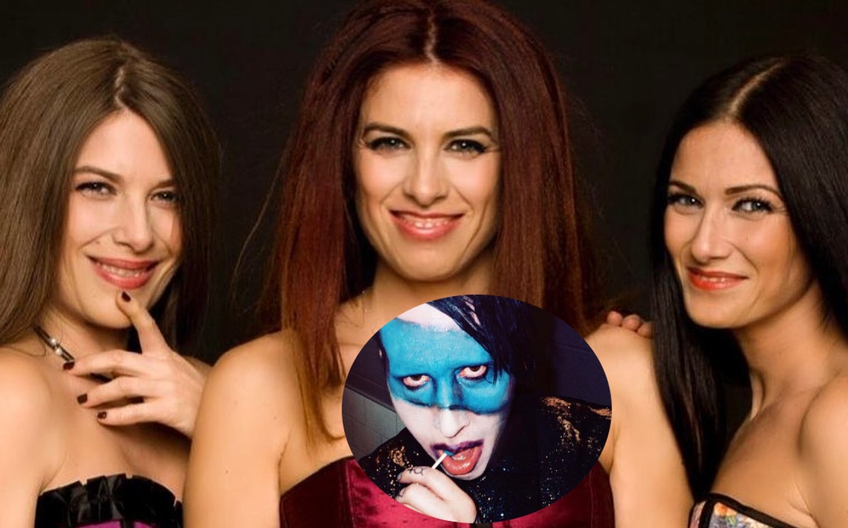 La cantante dijo que le daba miedo el aspecto de Marilyn Manson (Instagram).