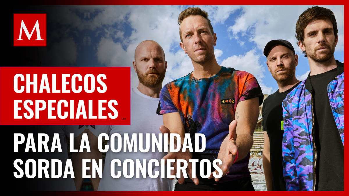 Coldplay da chalecos especiales a comunidad sorda para concierto