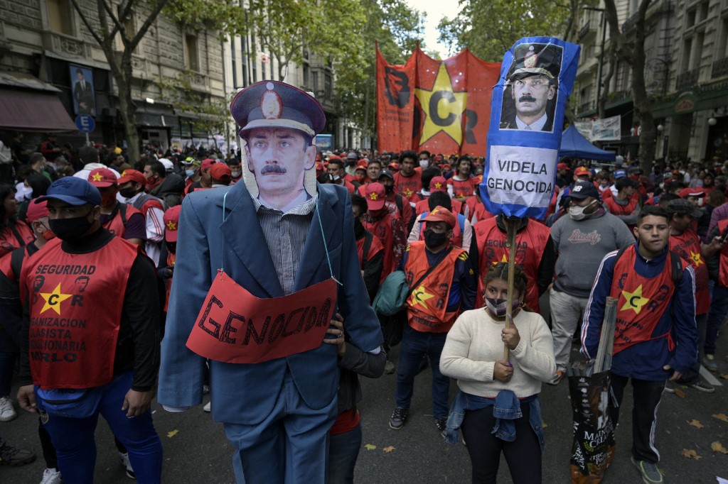 La última dictadura militar en Argentina inició en 1976, tras el golpe de Estado contra Isabel Perón por el militar Rafael Videla. (EFE)
