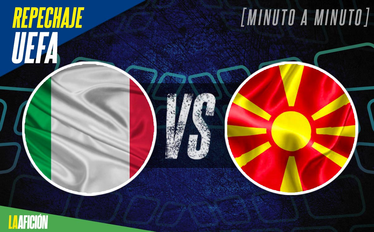 Italia vs Macedonia del Norte EN VIVO | Repechaje eliminatorias UEFA