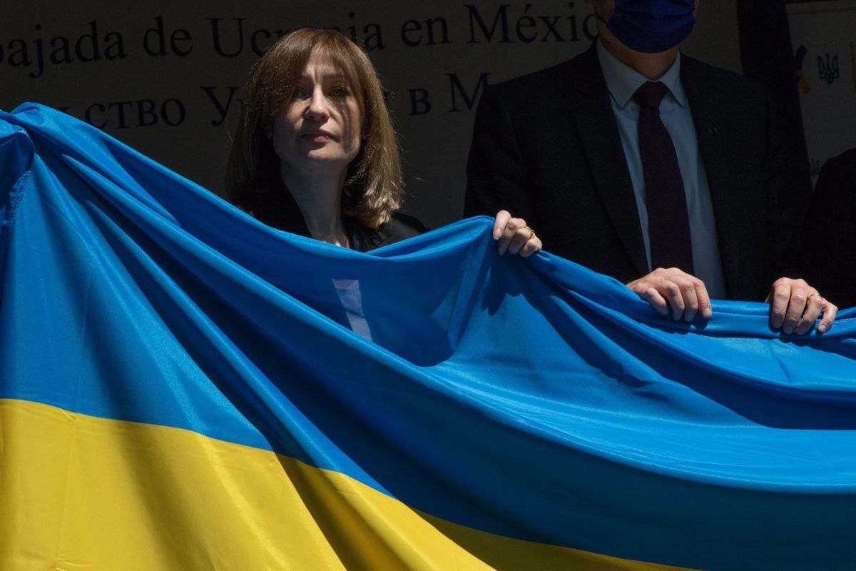 Oksana Dramaretska, embajadora de Ucrania en México. (Cuartoscuro)