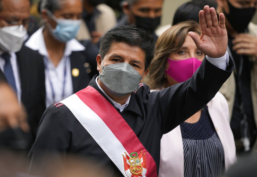 Pedro Castillo, presidente de Perú. (AP)