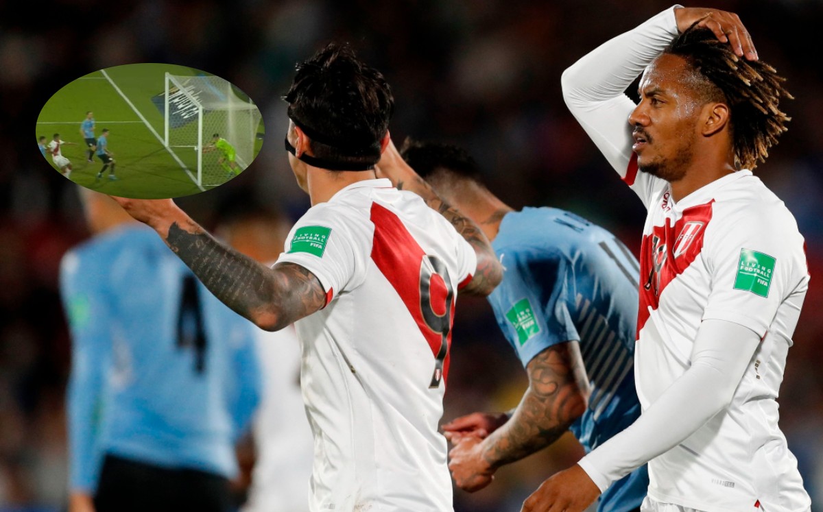Polémico error arbitral le niega a Perú el empate ante Uruguay  (Reuters)