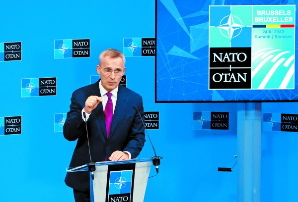 El secretario general de la OTAN, Jens Stoltenberg, en conferencia previa a su cumbre. Gonzalo Fuentes/Reuters