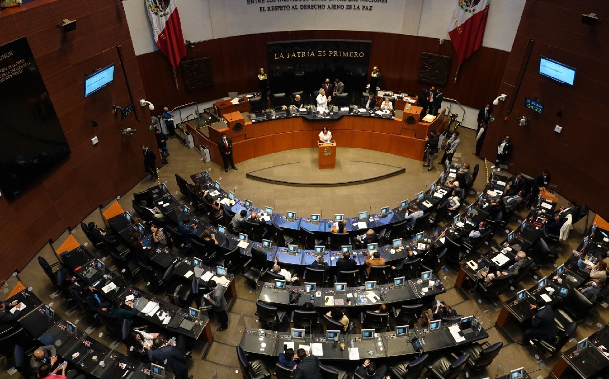 Sesión ordinaria de la semana pasada en el Senado de la República. | Cuartoscuro