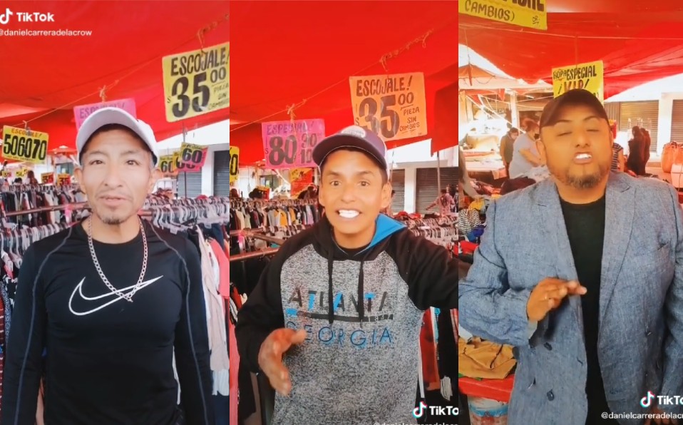 Vendedores de tianguis imitan video de chicos presumiendo 'depas' vendidos