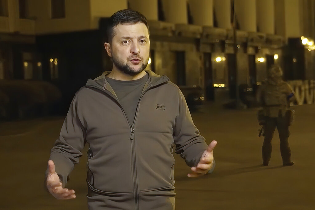 Volodymyr Zelenskyy, presidente de Ucrania. (AP)