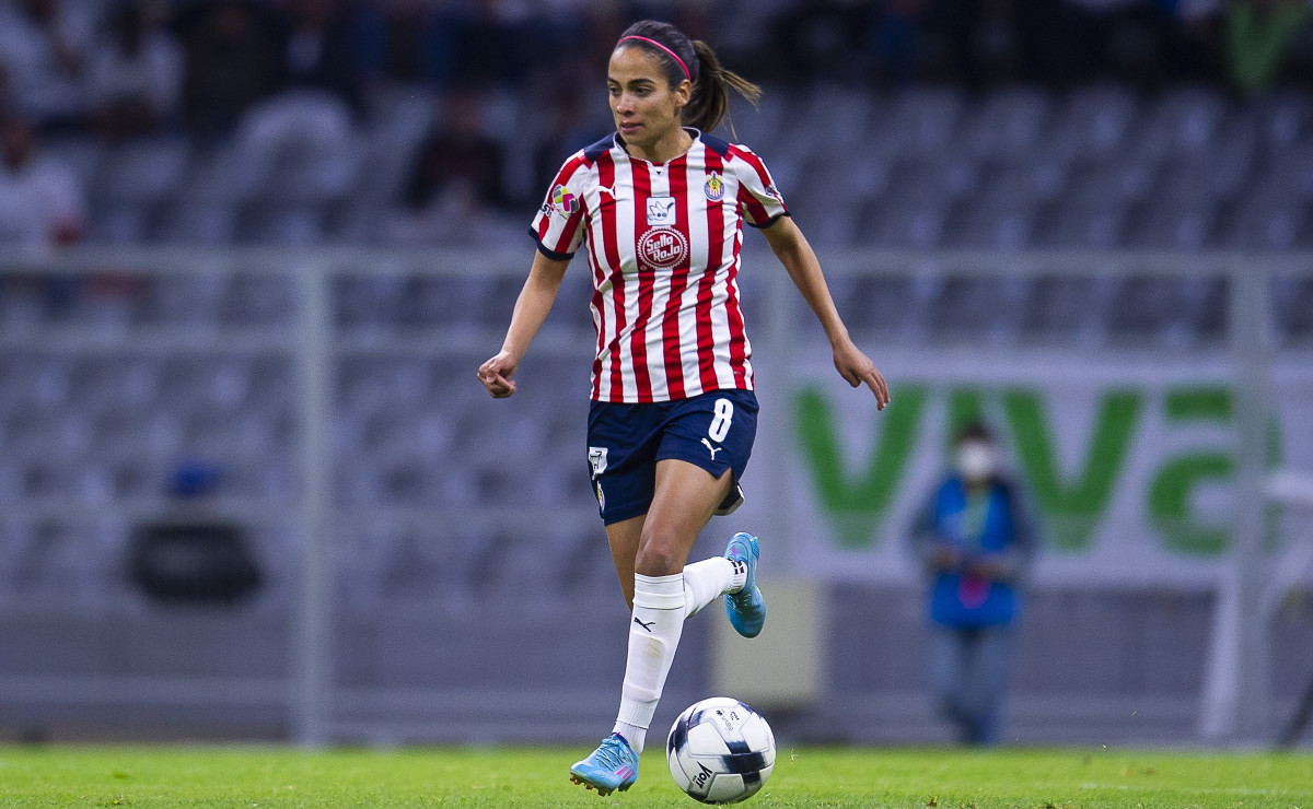 Carolina Jaramillo, jugadora de Chivas femenil (Mexsport)