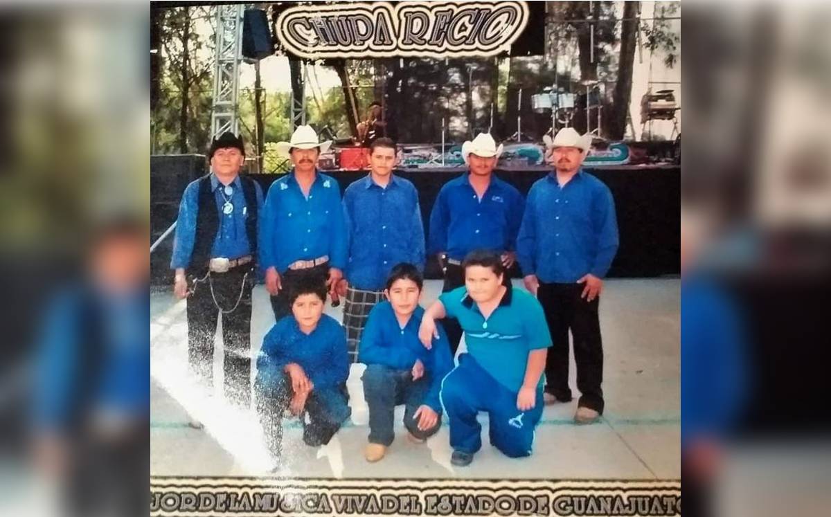 Integrantes del grupo musical de Celaya "Los Chuparrecio"