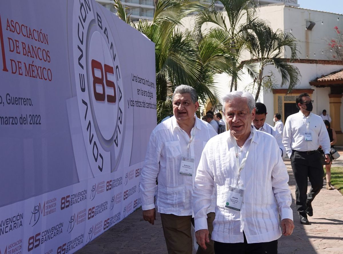 Jesús de la Fuente, presidente de la Comisión Nacional Bancaria y de Valores (CNBV), durante la 85 Convención Bancaria. (Cuartoscuro)