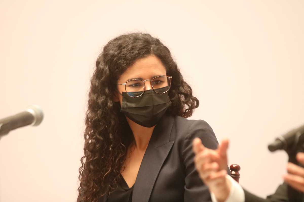 Luisa María Alcalde, titular de la Secretaría del Trabajo. Foto: Leonel Rocha