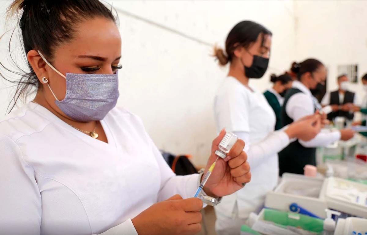 Vacunación covid Torreón. (Mauricio Román)