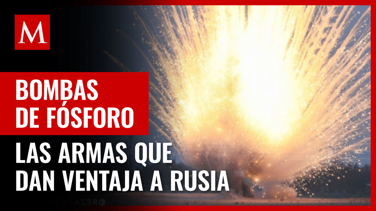 Volodimir Zelenski acusa a Rusia de usar bombas de fósforo en Ucrania