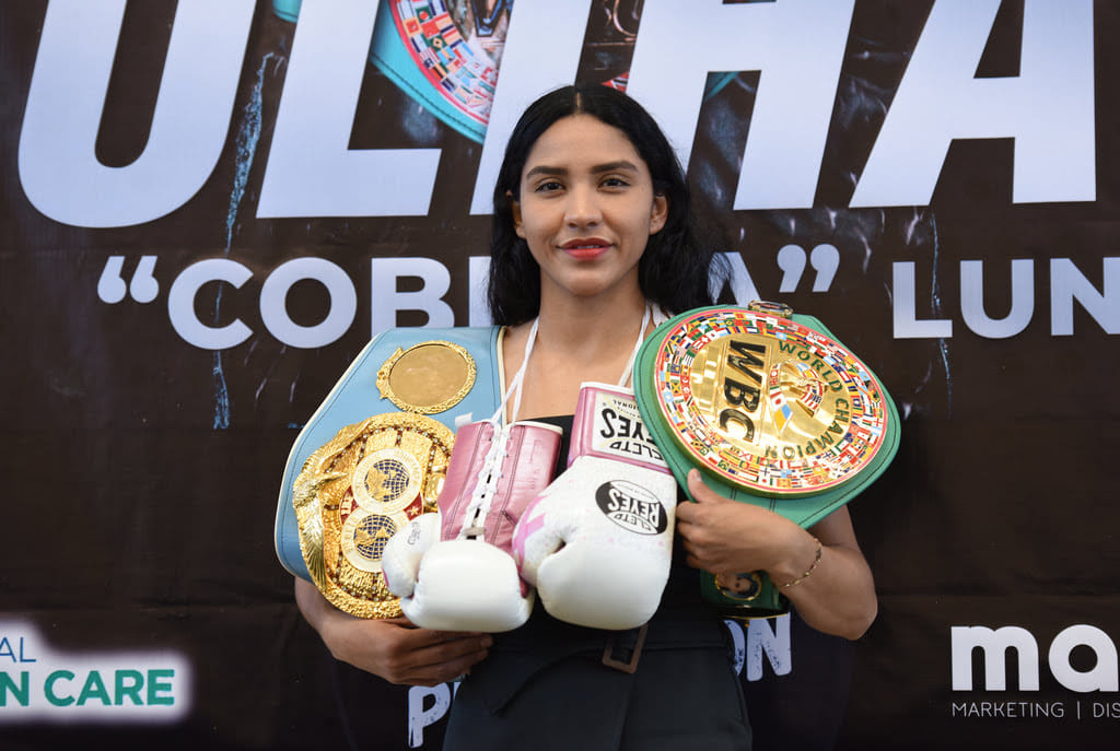 Yuliahn "Cobrita" Luna, boxeadora lagunera. (Especial)