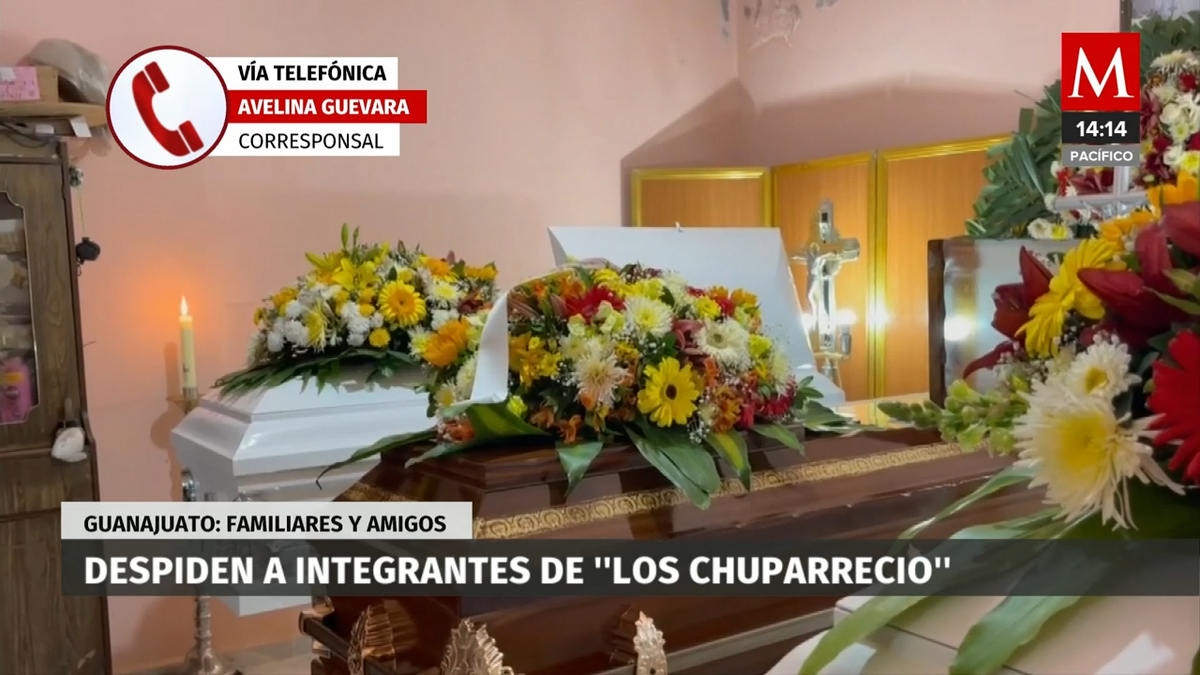 Amigos y familiares se despiden a "Los Chuparrecio"