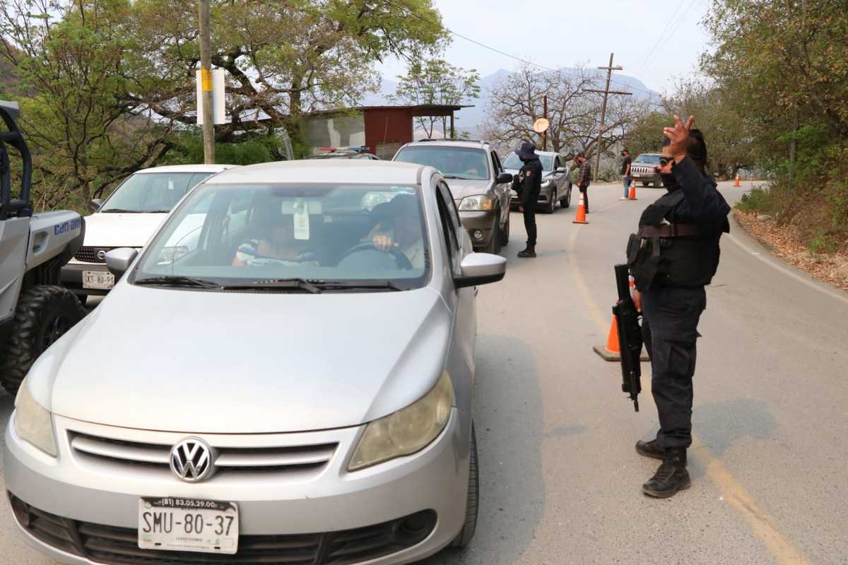 Para evitar que se adentren a Sierra de Santiago, instalan filtro preventivo. Foto: Raúl Palacios