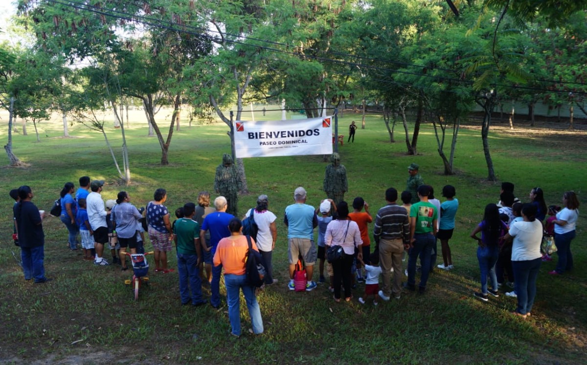 Invitan a familias a convivir con el ejército mexicano en Tamaulipas