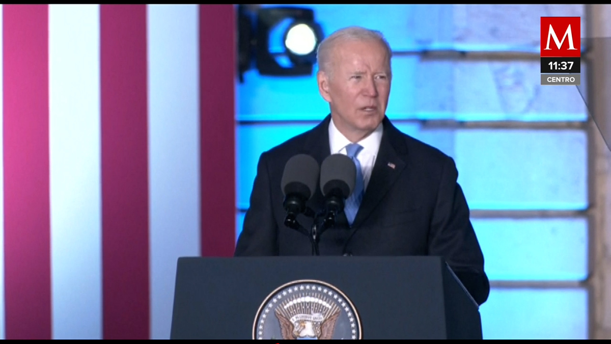Joe Biden pronuncia discurso en apoyo al pueblo fronterizo de Ucrania