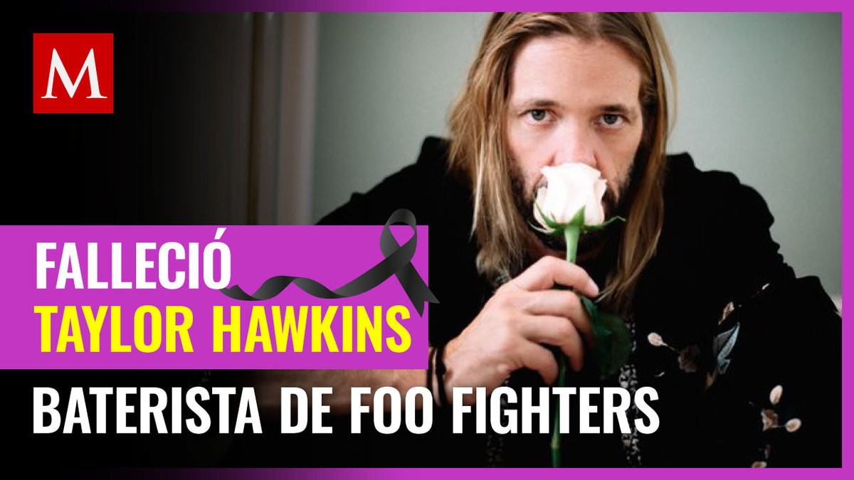 Muere Taylor Hawkins, baterista de Foo Fighters