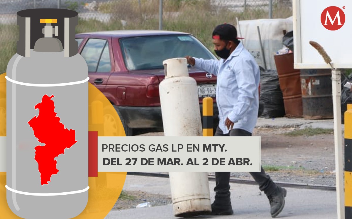 Precios del gas LP en Nuevo León del 27 de marzo al 2 de abril. Foto: Leonel Rocha.