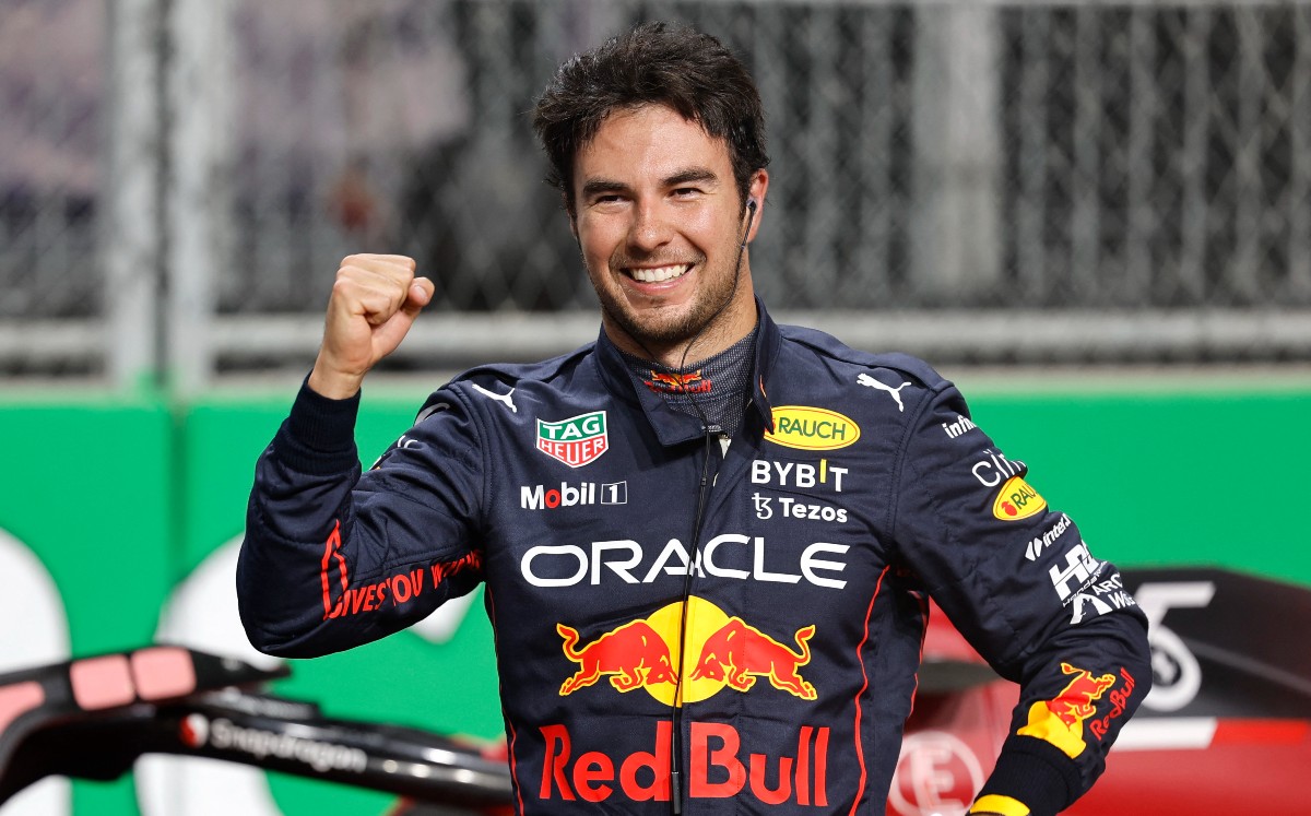 Sergio Pérez tras conseguir la pole position en GP de Arabia Saudita (Reuters)