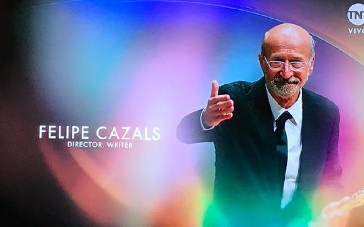 El homenaje al director mexicano. (Captura)