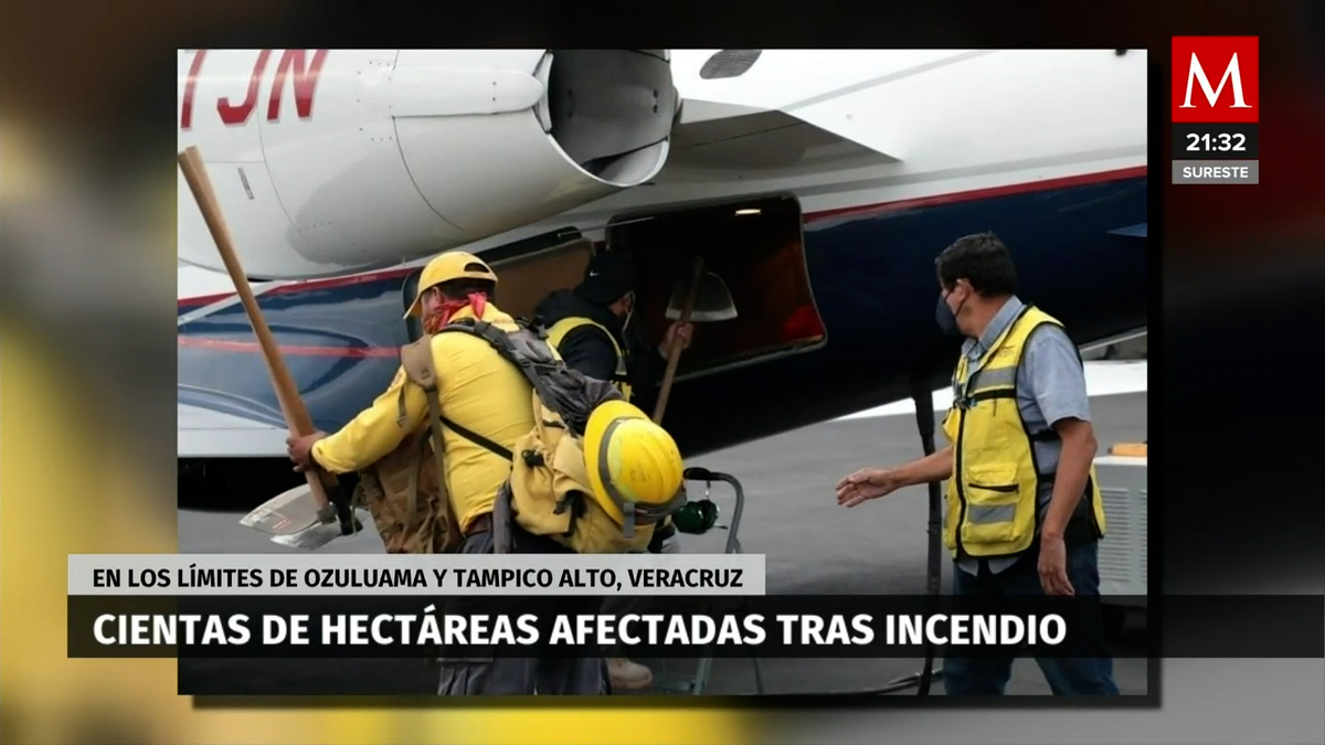 En Veracruz, incendio forestal consume al menos 80 hectáreas