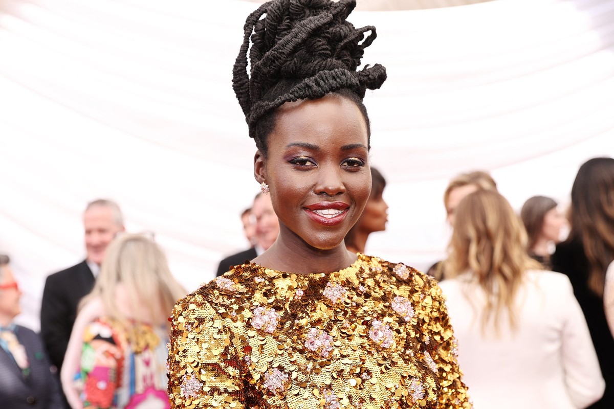 Lupita Nyong'o en los premios Oscar (AFP)