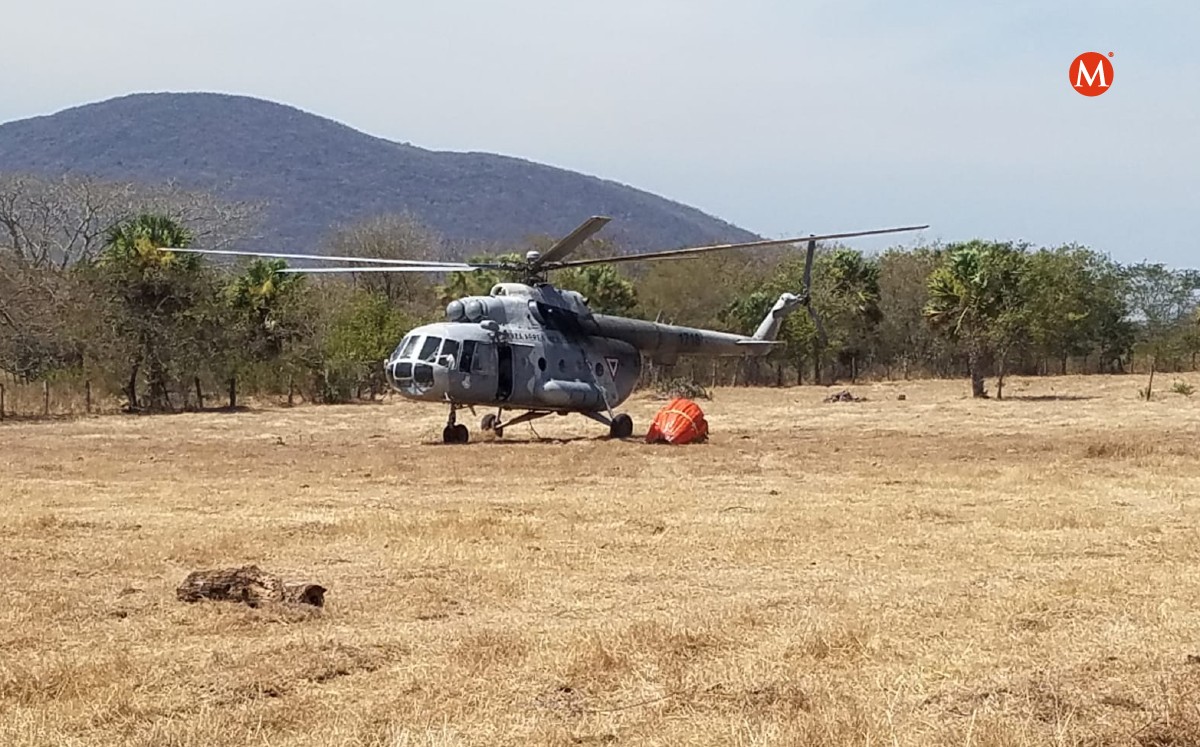 Combaten el incendio en El Cielo, Tamaulipas. (Cortesía)