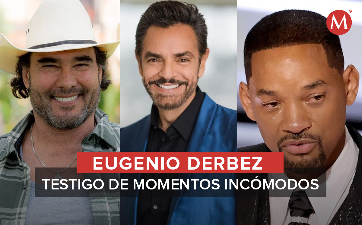 Eugenio Derbez se convirtió en tendencia por momentos incómodos de Will Smith y Eduardo Yáñez . (Especial)