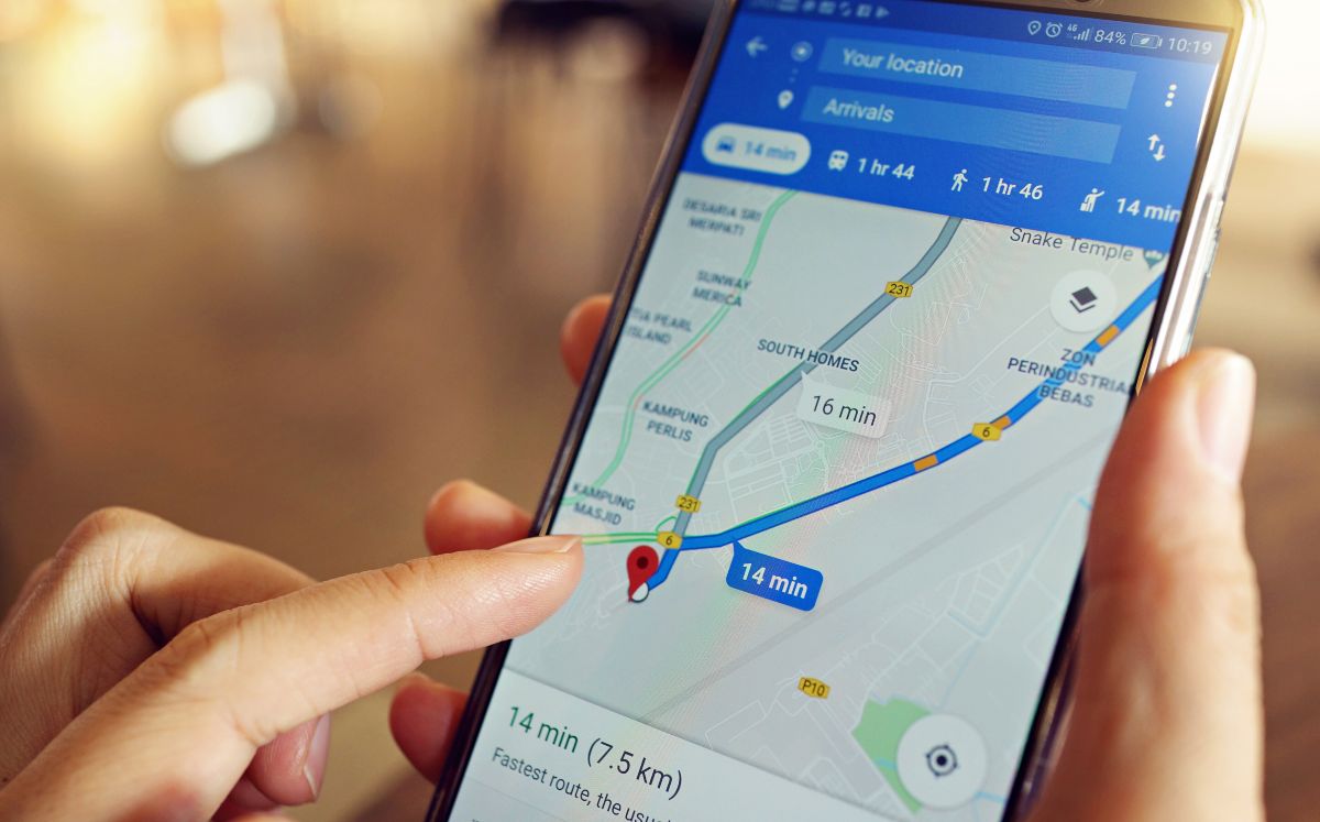 Google Maps (Shutterstock).