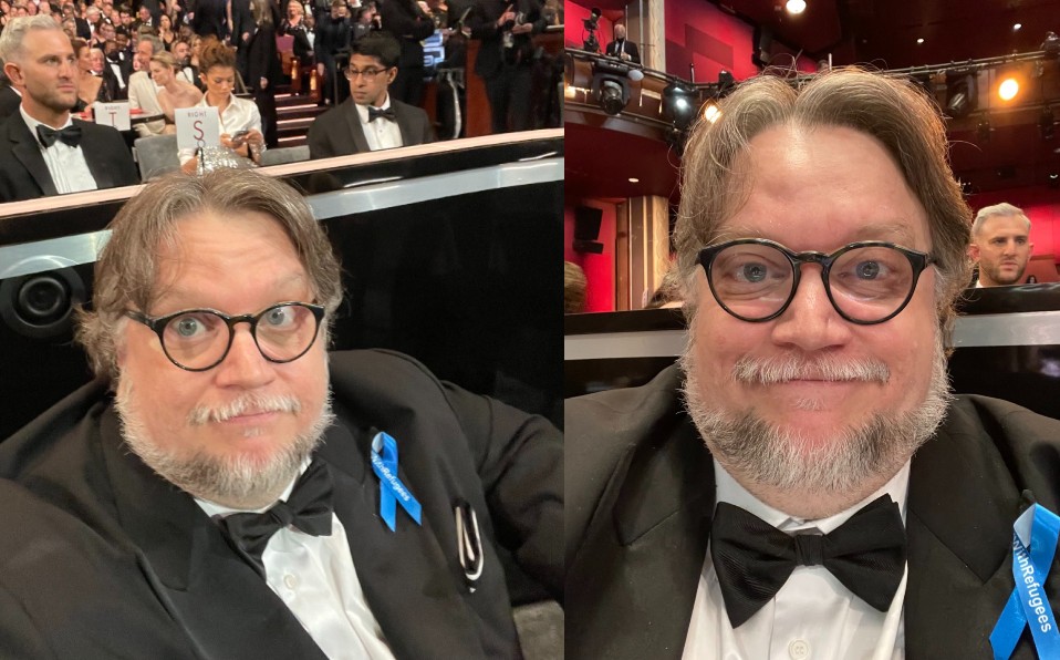Guillermo del Toro comparte fotografías en los premios Oscar