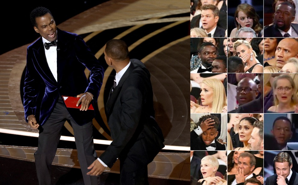 Supuestas reacciones al golpe de Will Smith en los premios Oscar