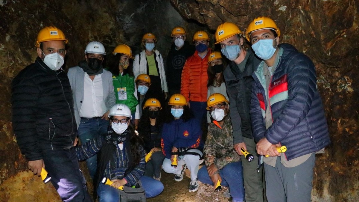 Visita de evaluación como parte del proceso de recertificación del Geoparque Comarca Minera (Cortesía)