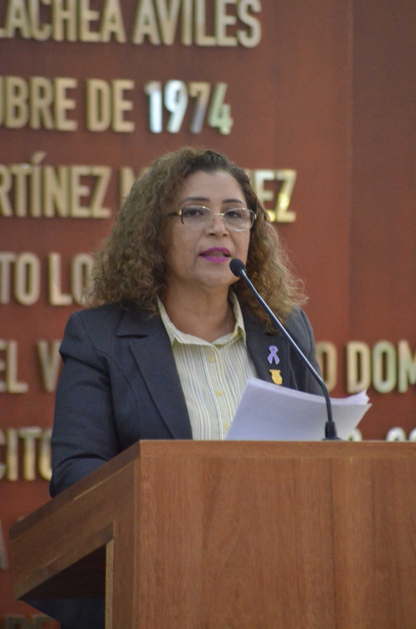 La diputada del Partido del PRD, María Luisa Ojeda González. (Margarita Rojas)