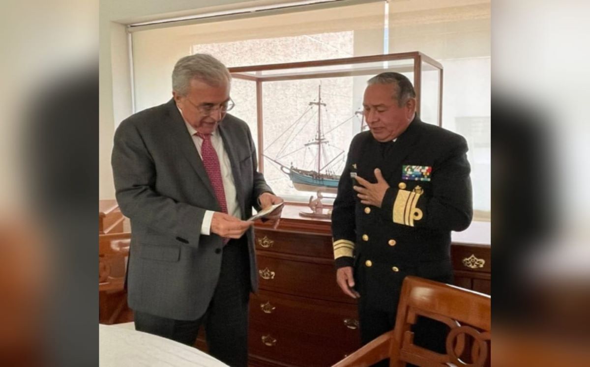 El gobernador Rubén Rocha Moya
