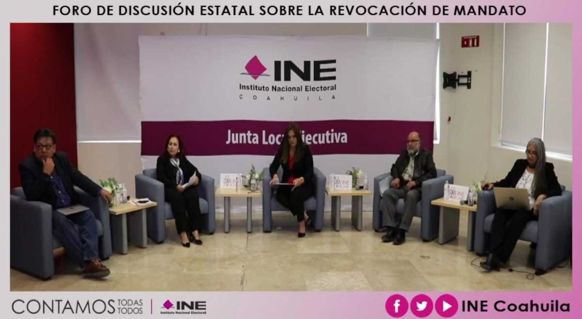 Foro en Coahuila sobre revocación de mandato | Notivox Digital