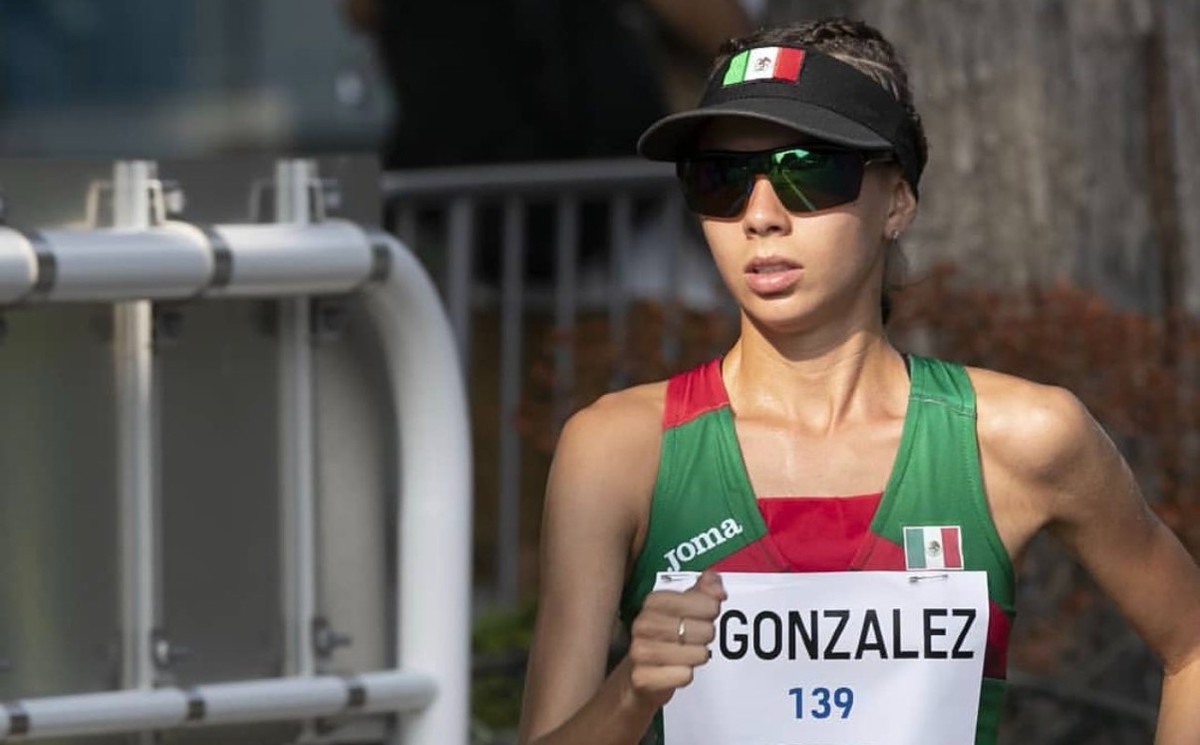 Marchista mexicana Alegna González viaja a República Checa para buscar marca al Mundial (Twitter: @alegnam_2)