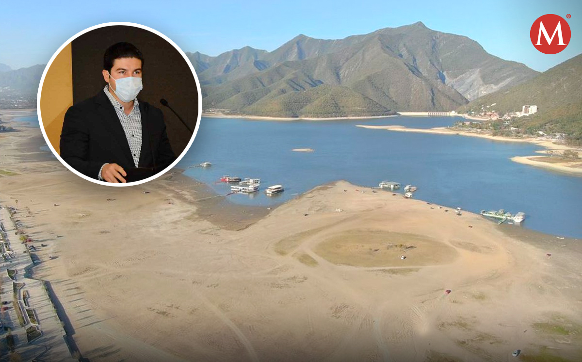 Propuestas de Samuel García para traer agua a Nuevo León. Foto: Roberto Alanís.