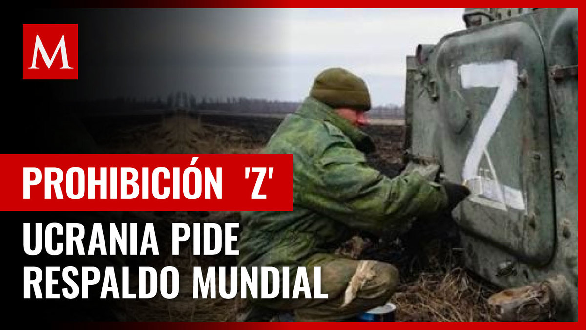 Ucrania pide prohibir el uso del símbolo 'Z' a nivel mundial