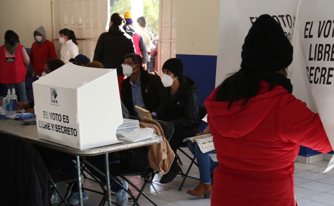 Voto en prisión durante elecciones 2022 en Hidalgo. (Jorge Sánchez)