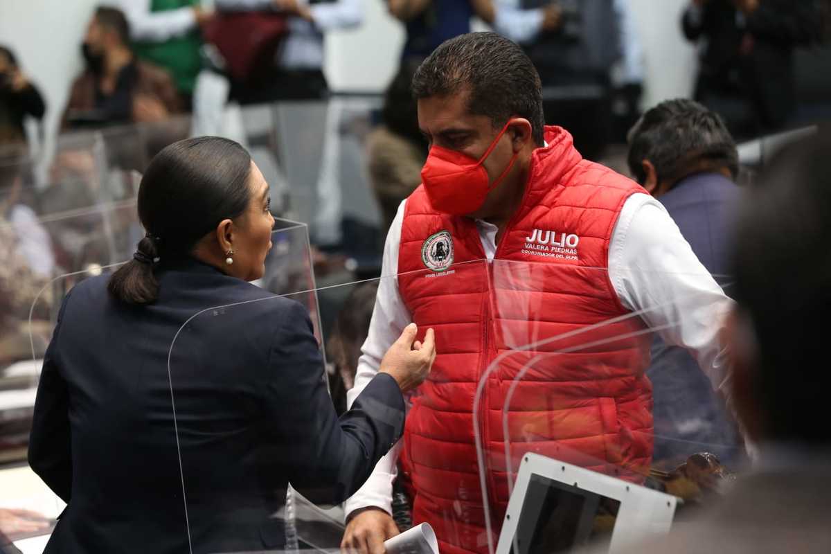 Julio Valera Piedras en el Congreso de Hidalgo. (Jorge Sánchez)